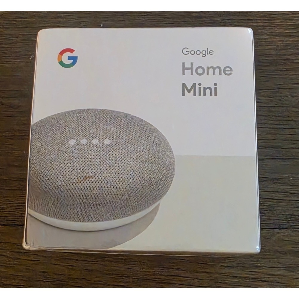 Google Home Mini Smart Speaker Chalk White GA00210-US New Sealed
